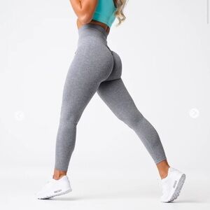 NVGTN Grey Scrunch Seamless Leggings / Size S